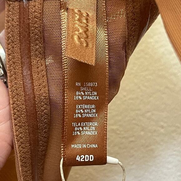 Skims bronze underwire sheer bra 42DD New with tags - Picture 7 of 10